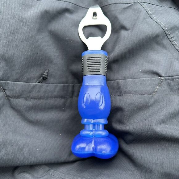 Disney Mickey Mouse Blue Bottom Bottle‎ Can Opener - Picture 1 of 4